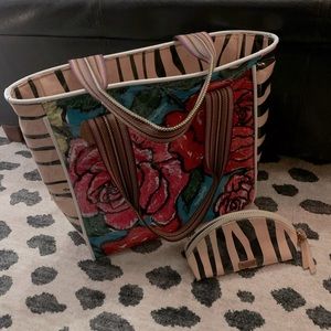 Consuela Tote and small matching bag